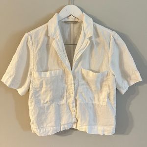 Everlane The Linen Workwear Shirt Size XS